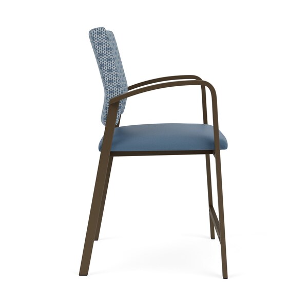 Newport Wide Hip Chair Metal Frame, Bronze, RS Rain Song Back, MD Titan Seat